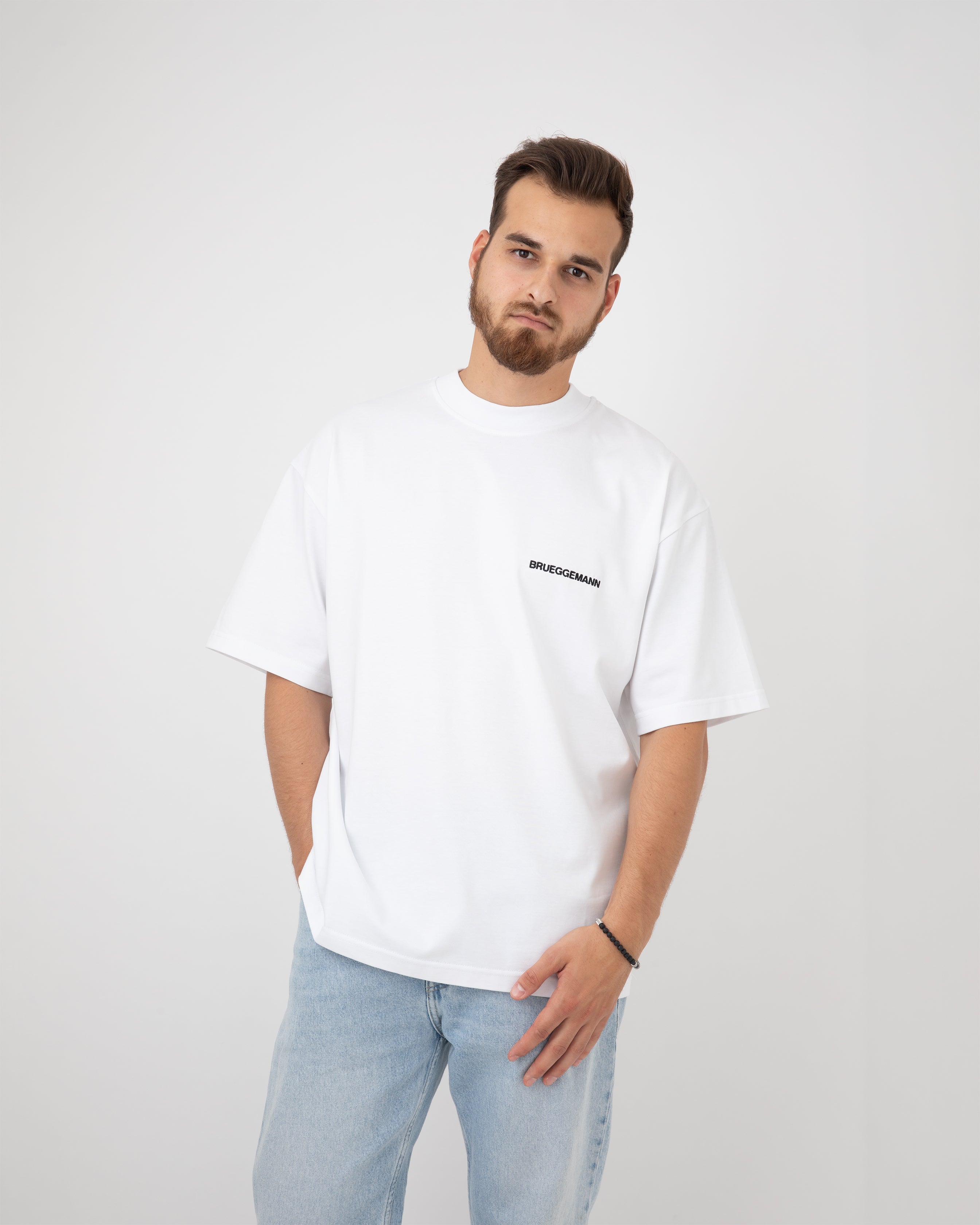 Camiseta oversize - blanco