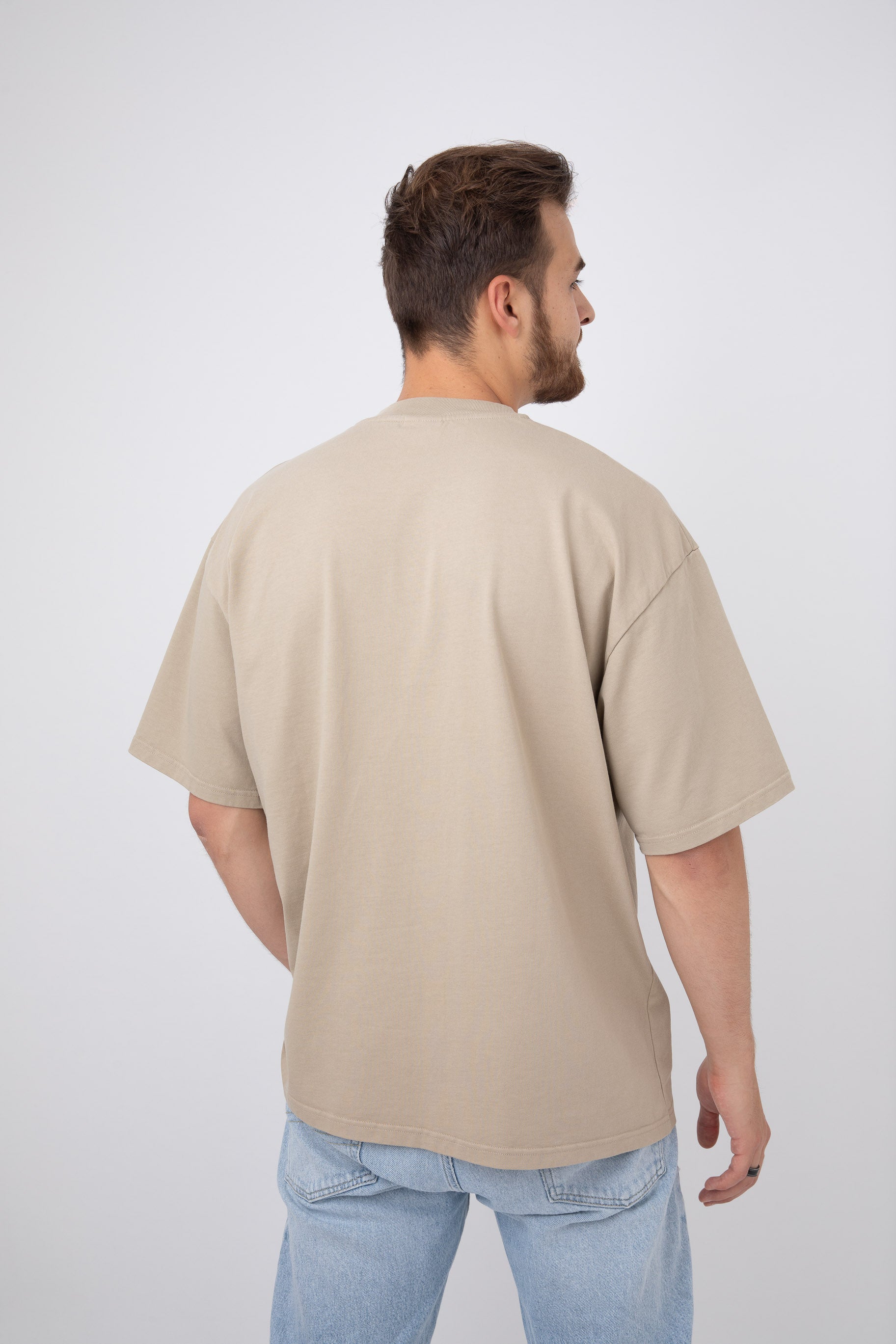 T-Shirt oversized - Braun