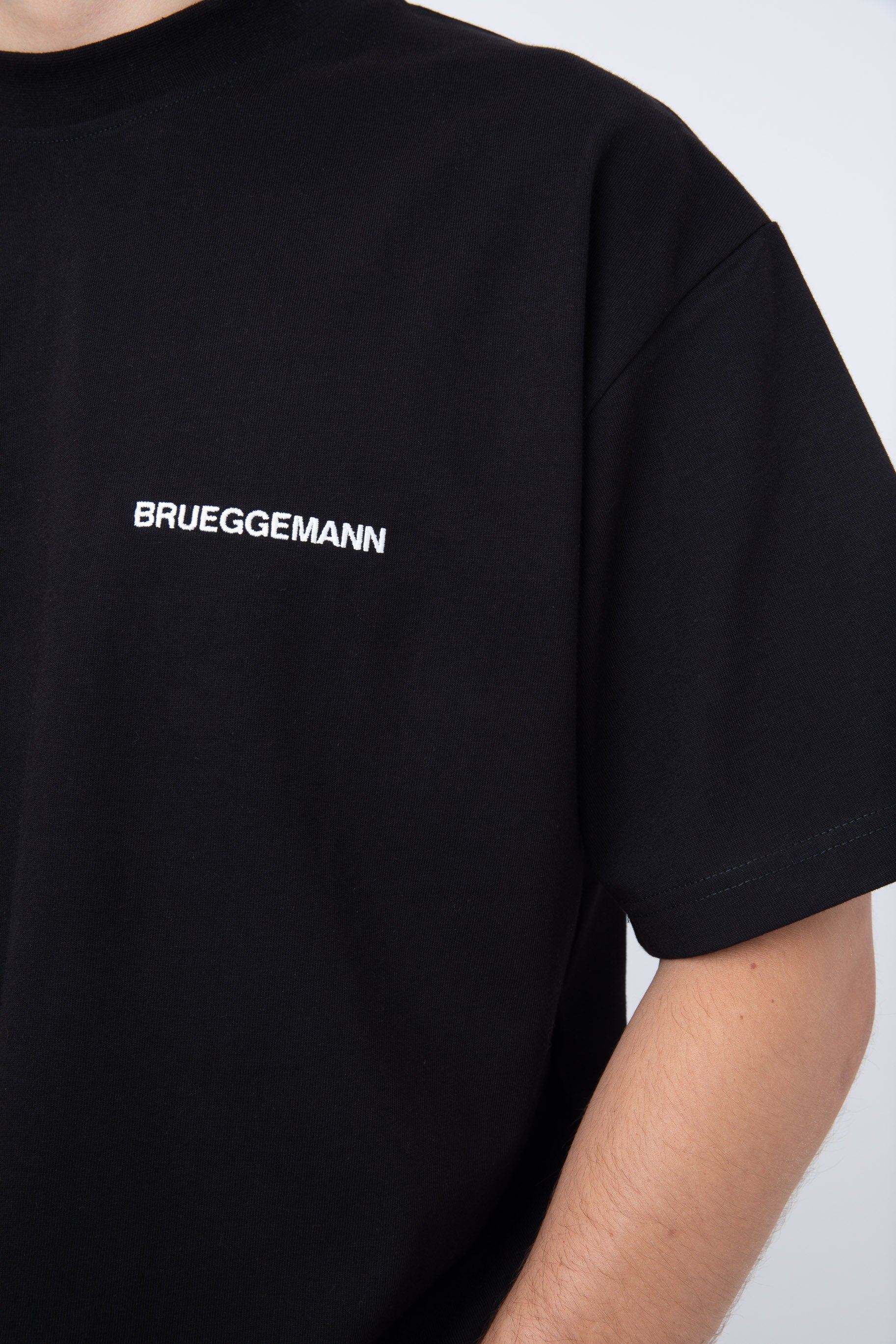 T-Shirt oversized - Schwarz