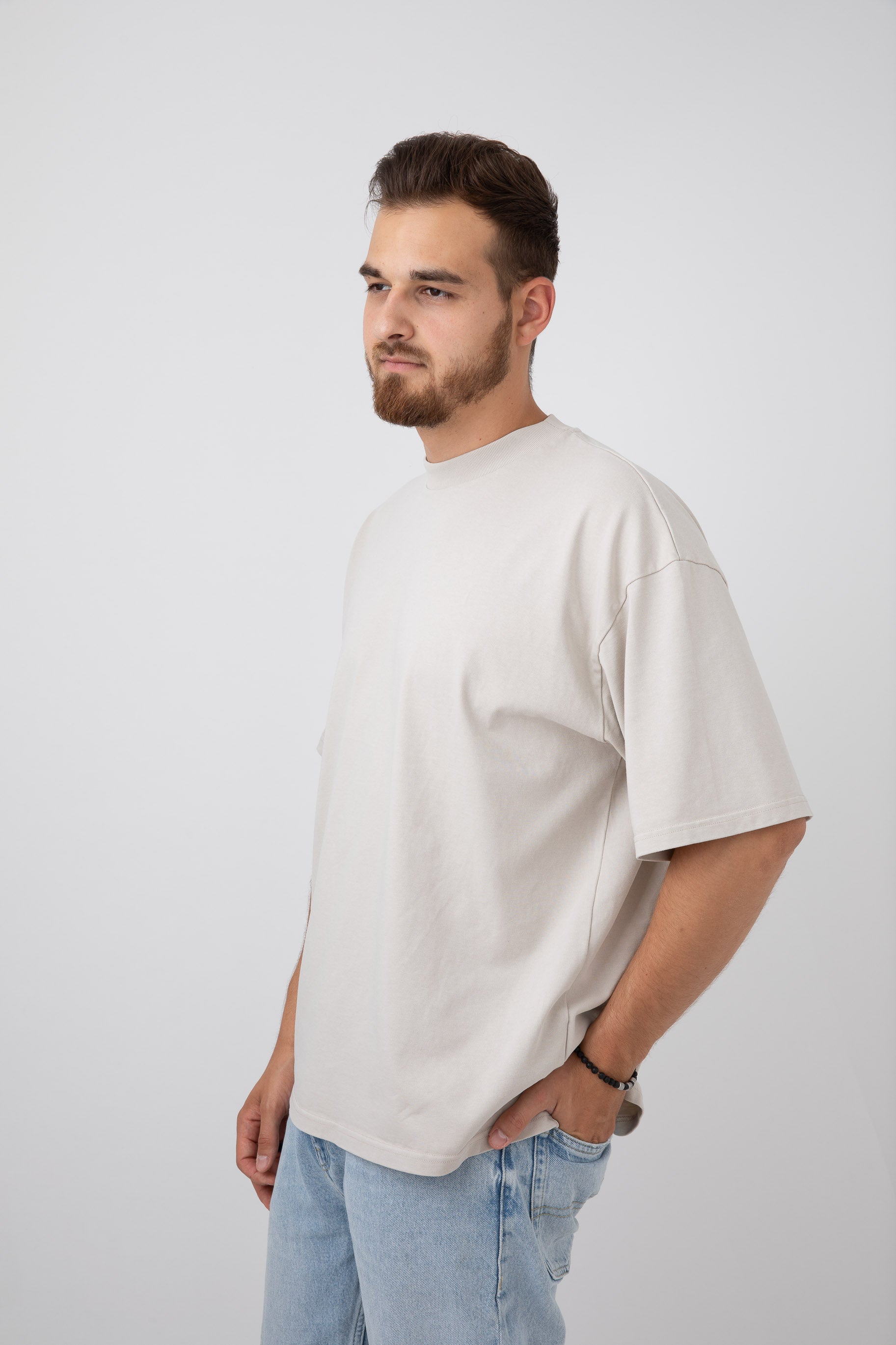 T-Shirt oversized - Cement