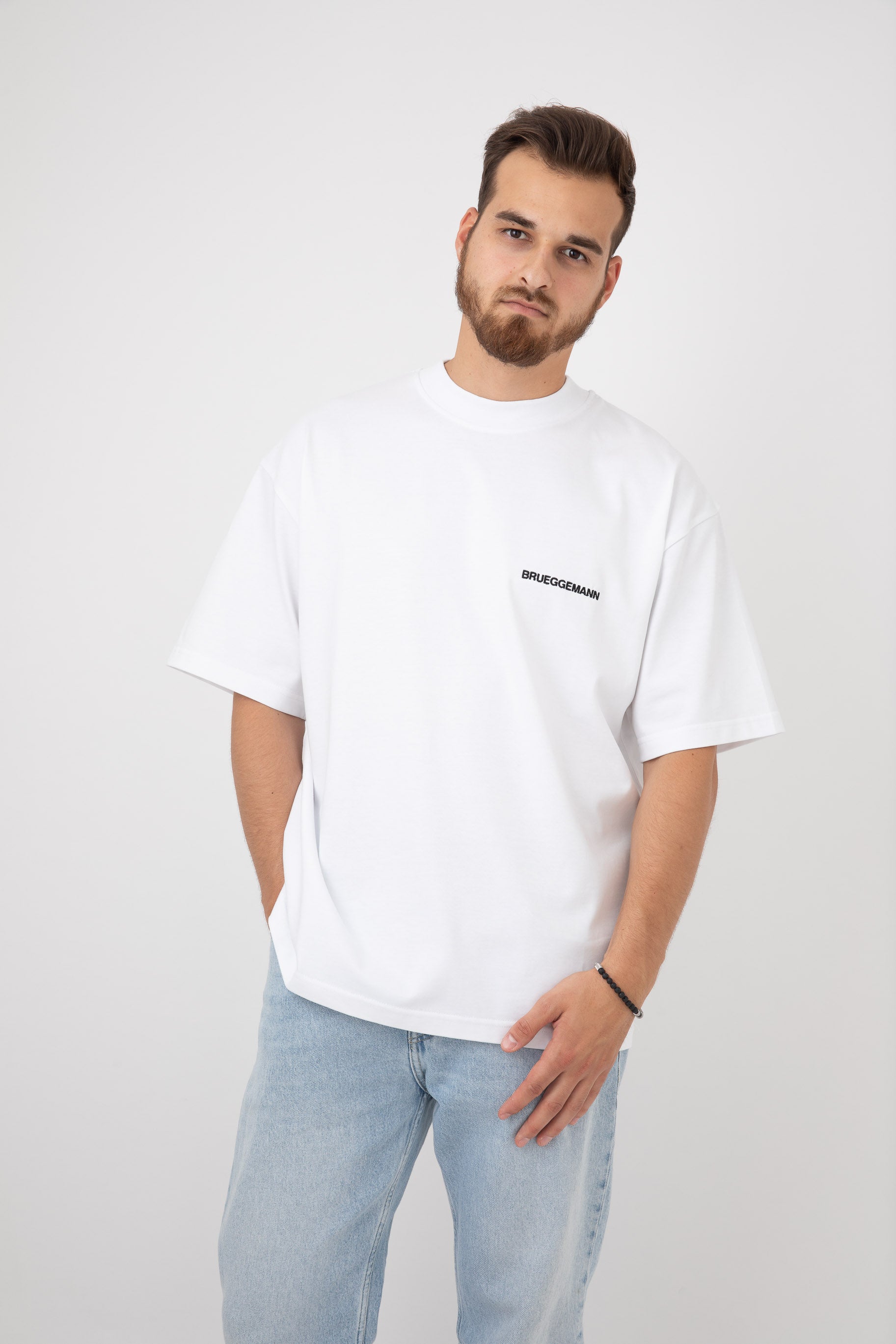 Camiseta oversize - blanco