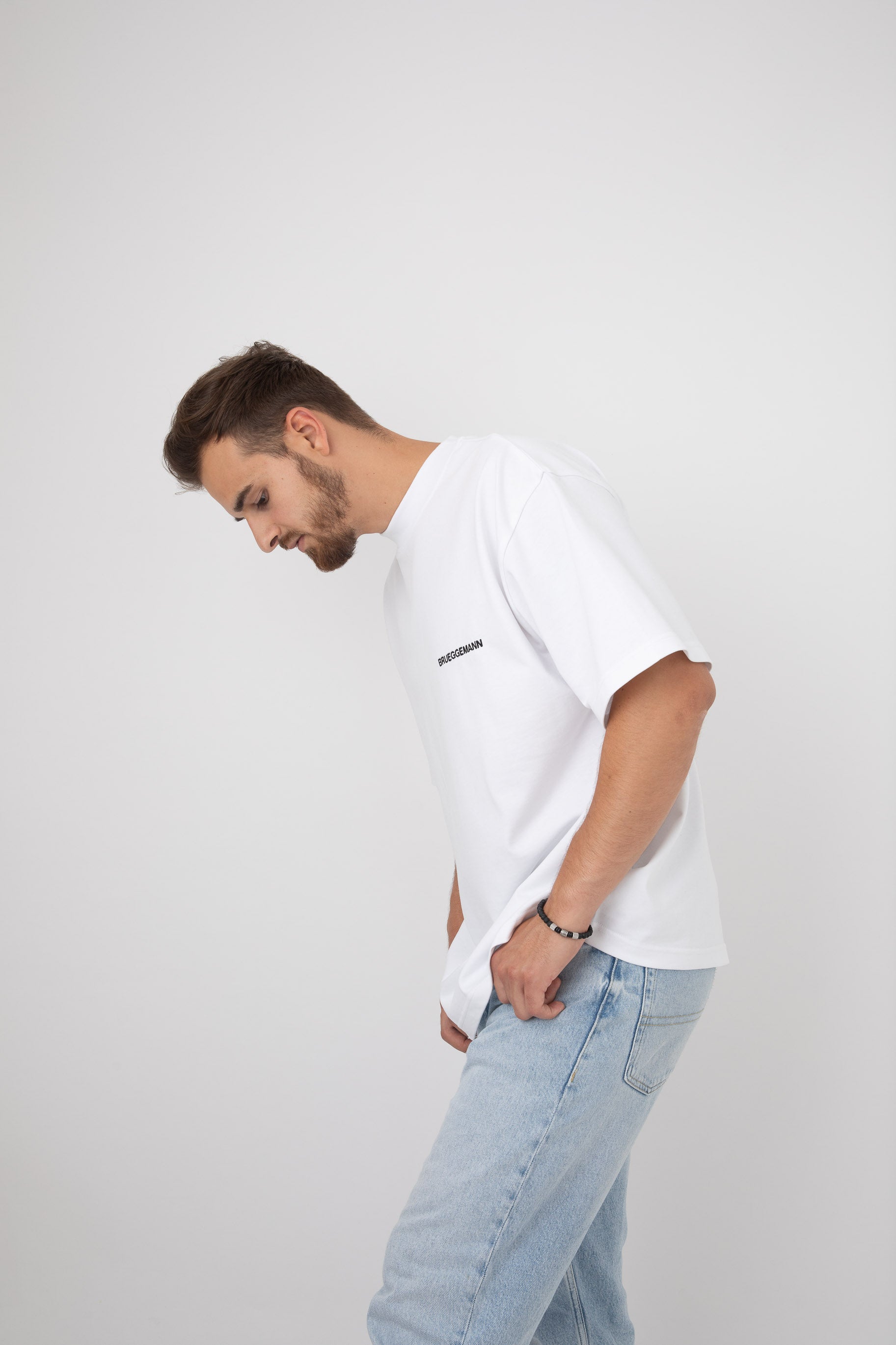 T-Shirt oversized - Weiß