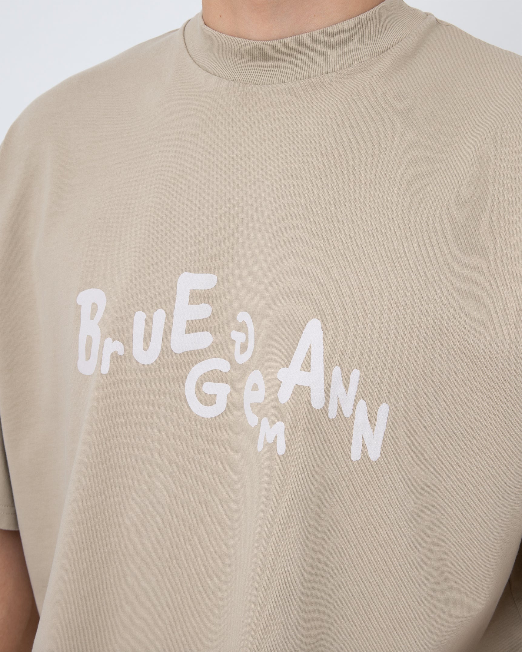 T-shirt oversized - brown